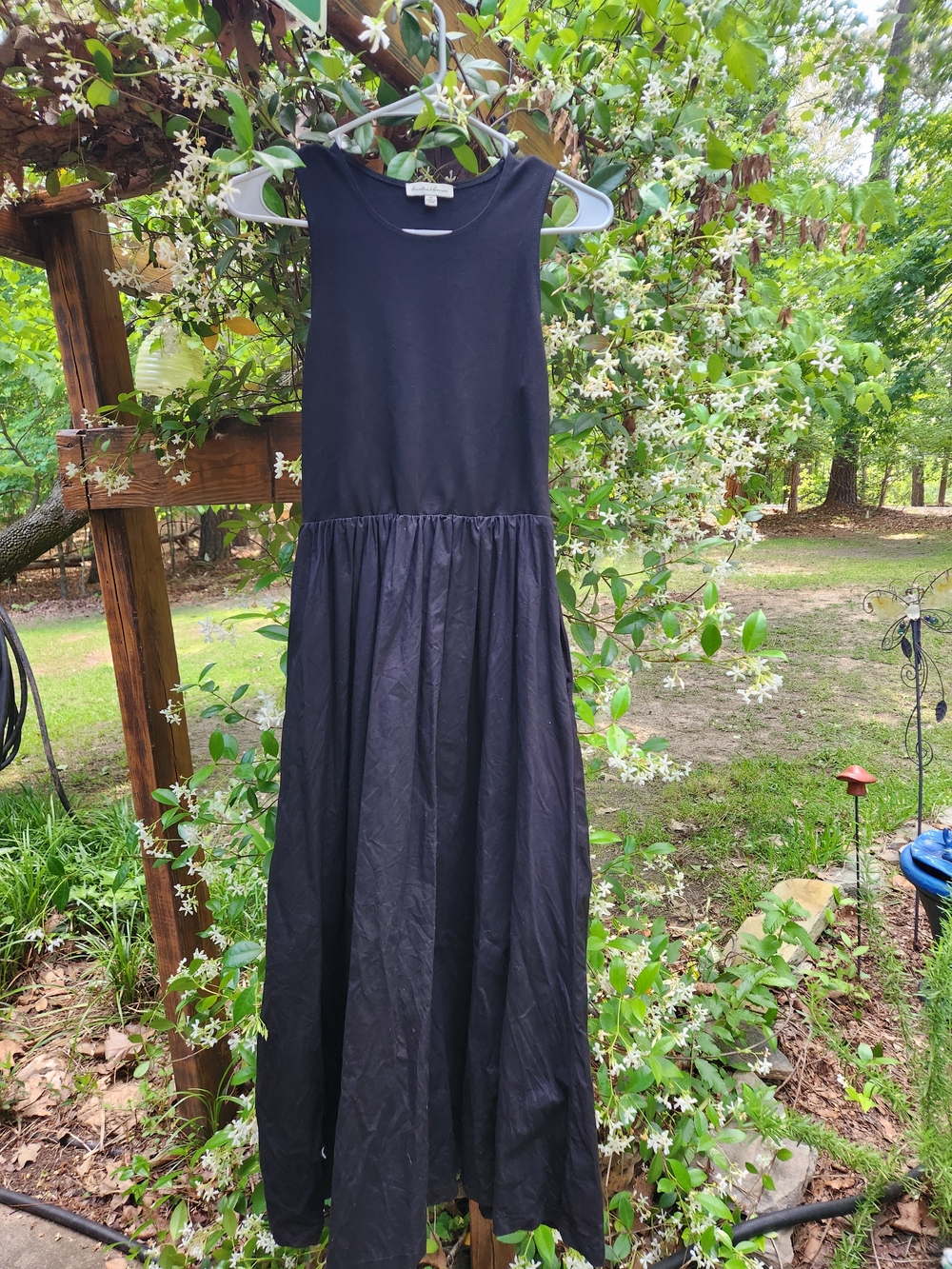Hunter and Brown Black Maxi Dress Women's Size Medium
